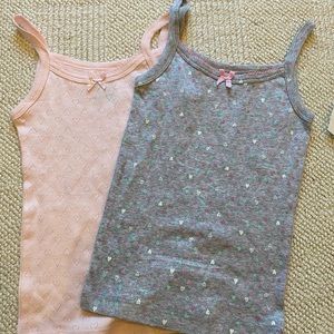 Girl’s cotton undershirts